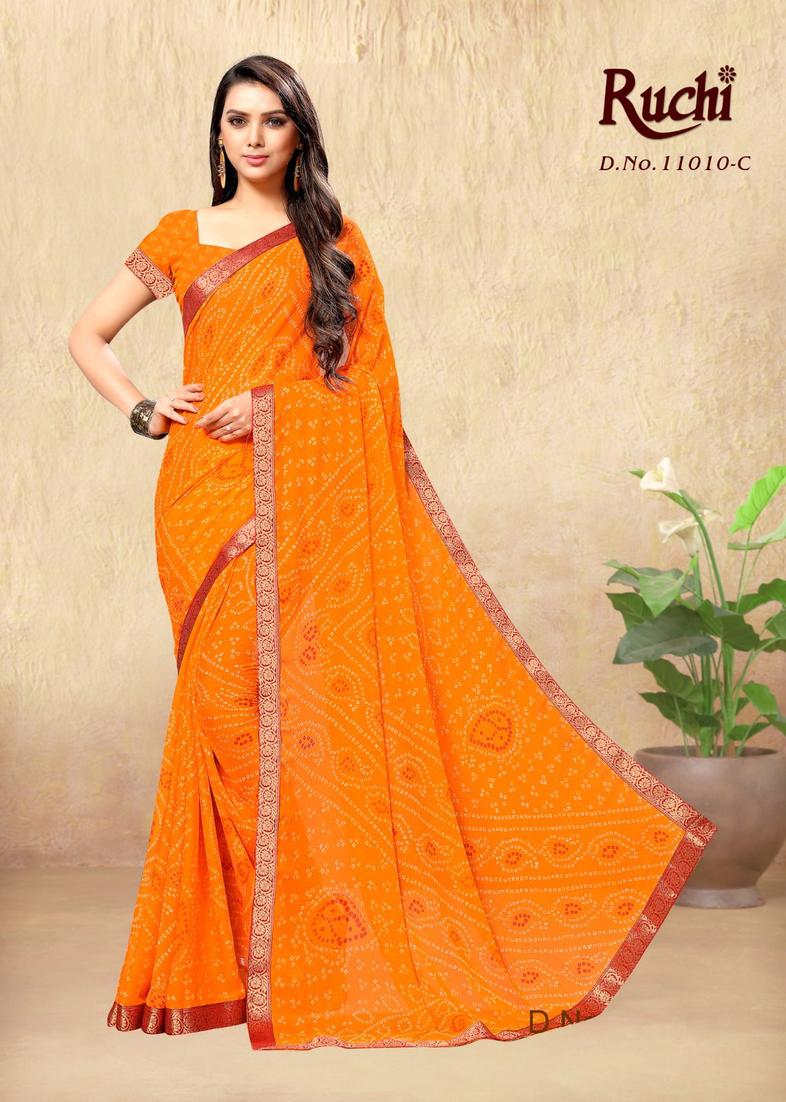 Simaya By Ruchi Printed Designer Chiffon Sarees Wholesale Market In Surat